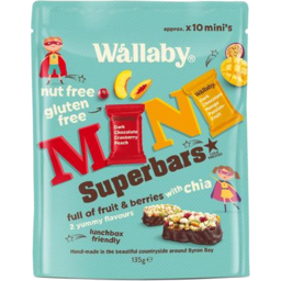 Photo of WALLABY BITES Mini Superbars Fruit & Berries 135g