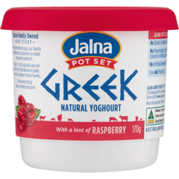 Photo of Jalna Greek Yoghurt With Raspberry