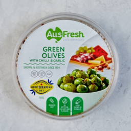 Photo of Ausfresh Green Olives with Chilli & Garlic