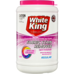Photo of White King Oxy Powder Regular Stain Remover 1kg