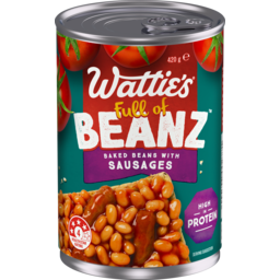 Photo of Wattie's Baked Beans with Sausages 420g