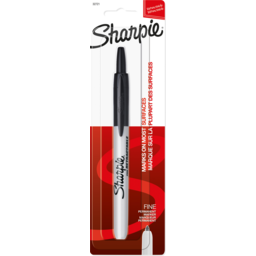 Photo of Sharpie Retract Fine Marker Black