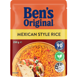Photo of Ben's Original Mexican Style Microwave Rice Pouch 250g 250g