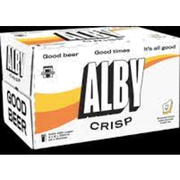 Photo of Alby Crisp Lager Carton 24*Bottles 330ml