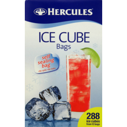 Photo of Hercules Ice Cube Bags Self Sealing 12 Pack