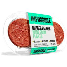 Photo of Impossible Burger Patties Made From Plants 227g