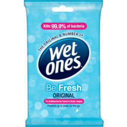 Photo of Wet Ones Be Fresh Original Travel Wipes 15 Pack