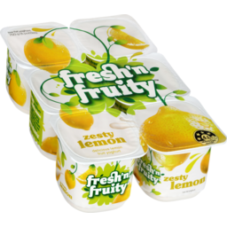 Photo of Fresh n Fruity Yoghurt Lemon 6 Pack