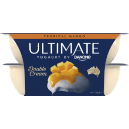 Photo of Danone Ultimate Tropical Mango Yoghurt 4x115g