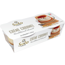 Photo of Solo Italia Premium Dessert Creme Caramel 2 Pack 200g