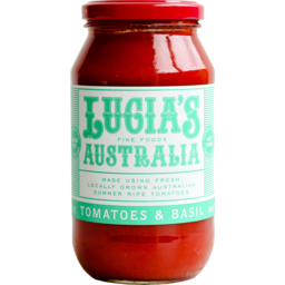 Photo of Lucias Fine Foods Tomato & Fresh Basil Sauce