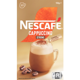 Photo of Nescafe Cappuccino Strong Coffee Sachets 10 Pack 132g
