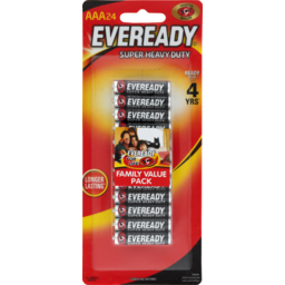 Photo of Eveready Aaa24 Super Heavy Duty Family Value Pack 
