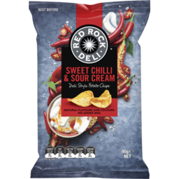 Photo of Red Rock Deli Sweet Chilli & Sour Cream Chips 90g