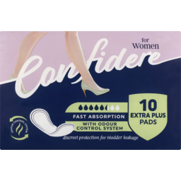 Photo of Confidere Incontinence Pads Womens Extra 10 Pack