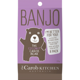 Photo of Carob Kitchen Banjo Bear Coconut Mulitpack 120g