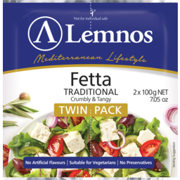 Photo of Lemnos Fetta Traditional Crumbly & Tangy Twin Pack