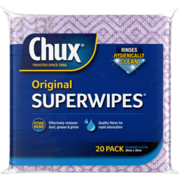 Photo of Chux Superwipes Original Cleaning Cloths 20 Pack