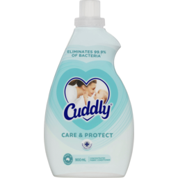 Photo of Cuddly Concentrate Liquid Fabric Softener Conditioner, , 45 Washes, Care & Protect Antibacterial, Long Lasting Fragrance