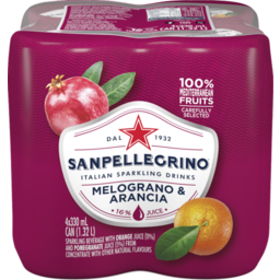 Photo of San Pellegrino Fruit Melograno Cans 4 Pack
