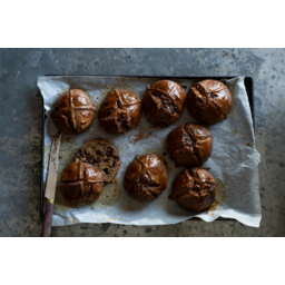Photo of nonie's FROZEN Hot Cross Buns - Chocolate (4 pack)