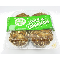 Photo of Happy Muffin Co Muffin Apple & Cinnamon 4pk