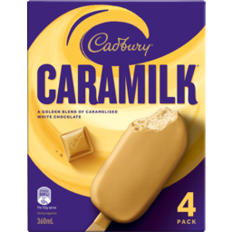 Photo of Cadbury Caramilk Ice Creams 4pk