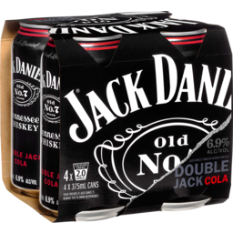 Photo of Jack Daniel's Double Jack & Cola Cans