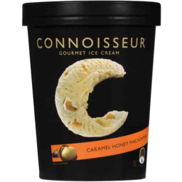 Photo of Connoisseur Ice Cream Caramel Honey Macadamia 1lt