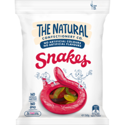 Photo of The Natural Confectionery Co. Snakes Lollies 260g 260g