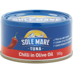 Photo of Sole Mare Tuna Chilli In Olive Oil 185g