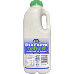 Photo of Biofarm Yoghurt Low Fat Natural 1L