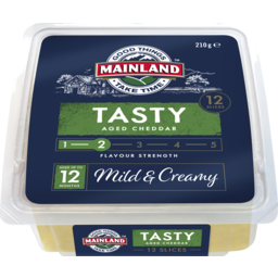 Photo of Mainland Tasty Cheese Slices 210g 12pk