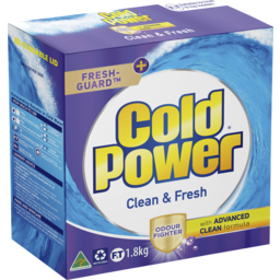 Photo of Cold Power Laundry Powder Advanced Clean Clean & Fresh 1.8kg