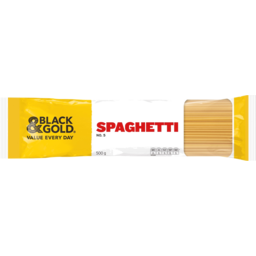 Photo of Black & Gold Spaghetti No 5 Pasta