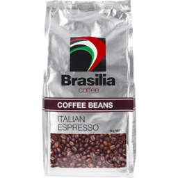 Photo of Brasilia Italian Espresso Coffee Beans 1kg