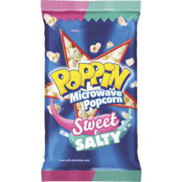 Photo of Poppin Microwave Popcorn Sweet & Salty 100g
