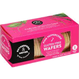 Photo of RUTHERFORD & MEYER GLUTEN FREE WAFERS PINK PEPPERCORN