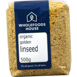 Photo of Wholefoods House Linseeds Golden Organic 500g