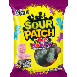 Photo of The Natural Confectionary Sour Patch Kids Berry Flavoured Sweets 220g