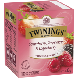 Photo of Twinings Flavoured Fruit Infusions Bags Strawberry, Raspberry & Loganberry