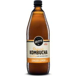 Photo of Remedy Kombucha Kombucha - Ginger Lemon