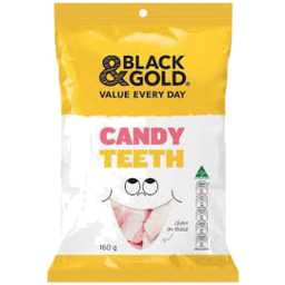 Photo of Black & Gold Candy Teeth