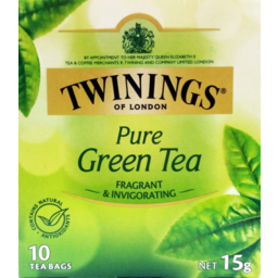 Photo of Twinings Pure Green Tea Tea Bags 10 Pack