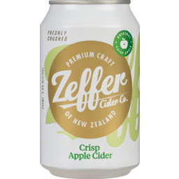 Photo of Zeffer Cider Co Crisp Apple Cider 330ml