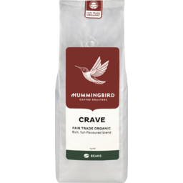 Photo of Hummingbird Fair Trade Organic Fresh Coffee Crave Whole Beans -