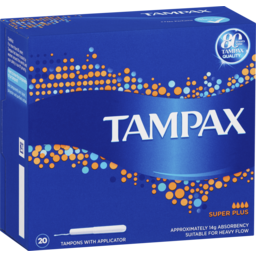 Photo of Tampax Tampons Super Plus 20 Pack