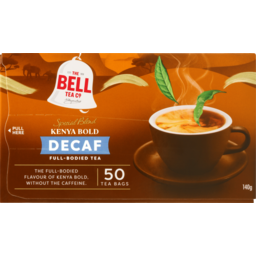 Photo of Bell Kenya Bold Special Blend Black Decaf Tea Bags 50 Pack