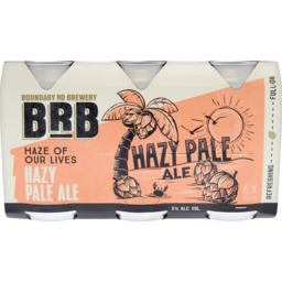 Photo of Boundary Road Brewery Hazy Pale Ale 6x330ml Cans
