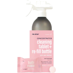 Photo of Restor Cleaning Tablet & Refill Bottle Bathroom Grapefruit